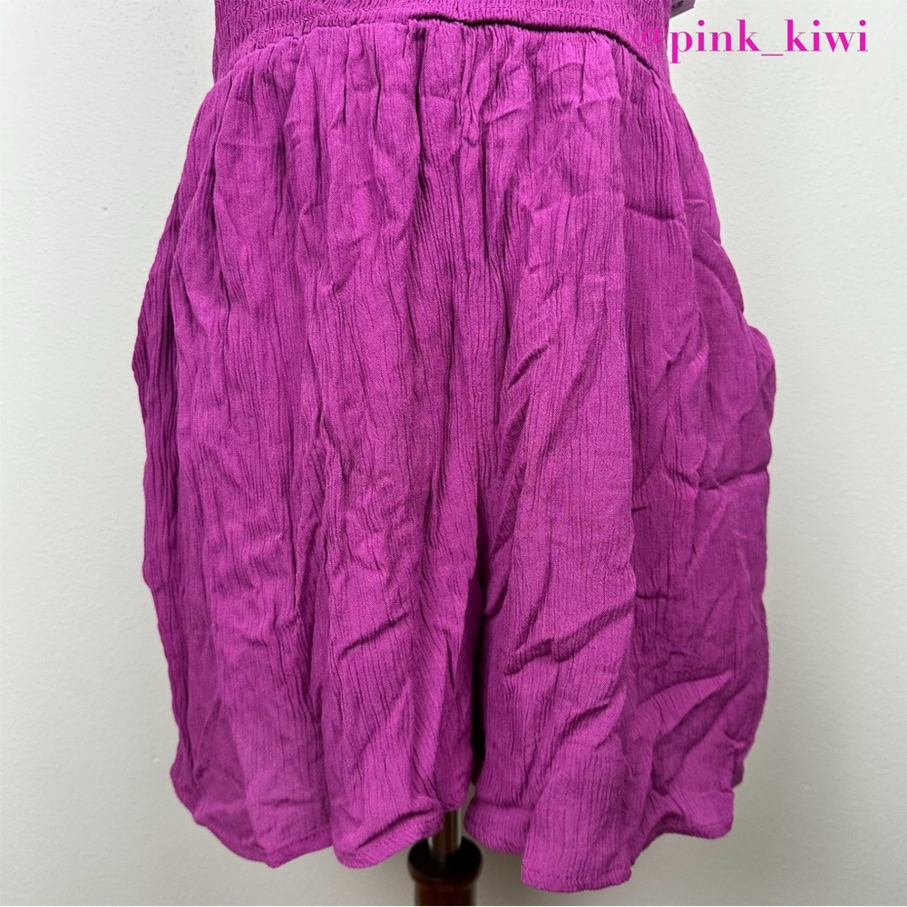 Wild Fable Sleeveless Woven Smocked Romper - Picture 5 of 13